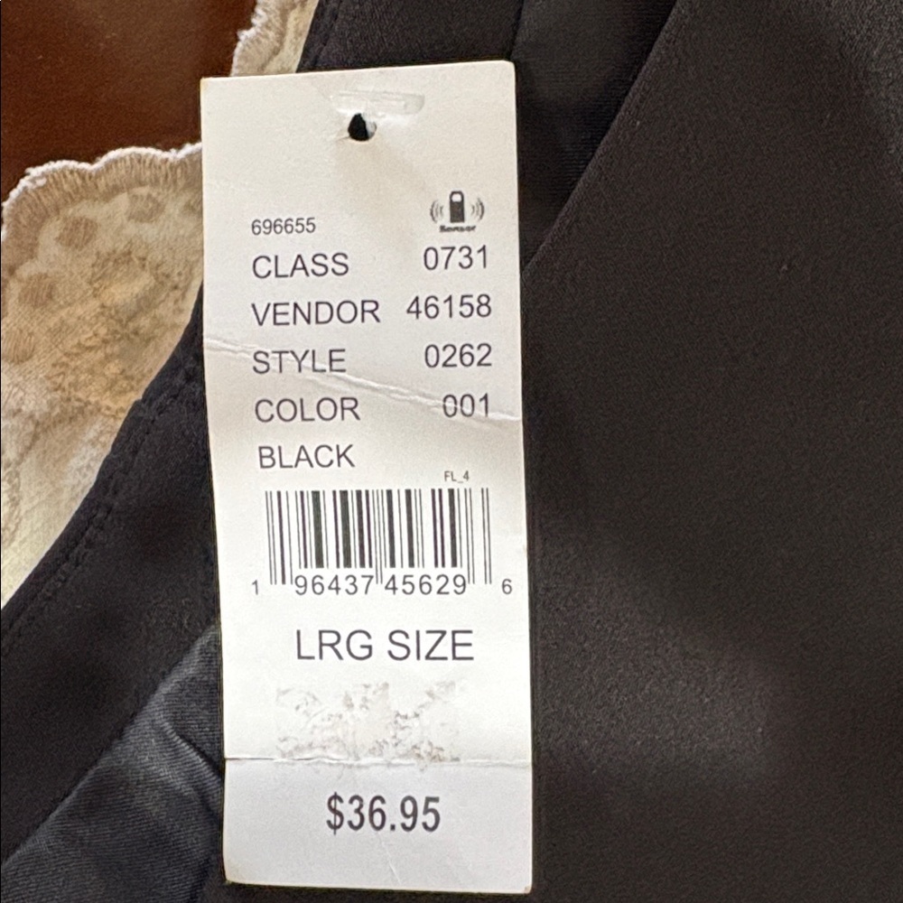 PacSun Black Corset Strapless Top Size L Structured Bustier Chic - Picture 8 of 8